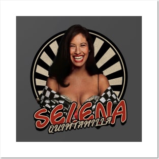 Vintage Circle Selena Quintanilla Posters and Art